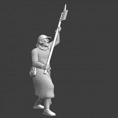 Swedish crusader with pole weapon - NCM