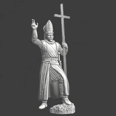 Medieval Bishop Absalon preaching - NCM