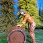 Medieval civilian rolling big barrel - NCM photo review
