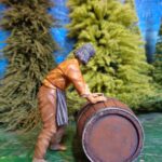 Medieval civilian rolling big barrel - NCM photo review