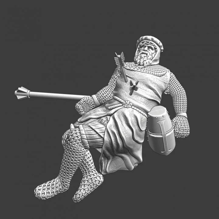 Medieval Order knight killed by arrows - NCM