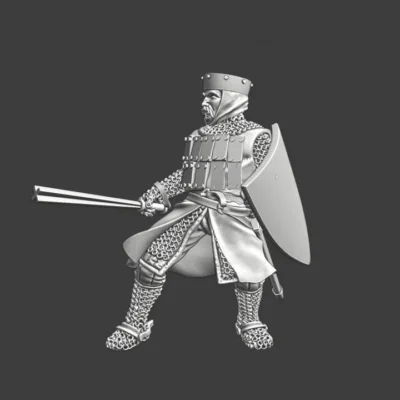 Medieval Infantry with barmace - NCM