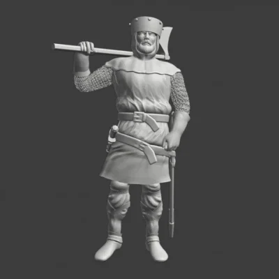 Knight from Scandinavia with great axe - NCM