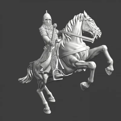 Mounted Russian with mace - NCM