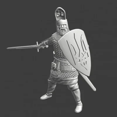 Medieval Kievan-Rus Heavy Knight - NCM