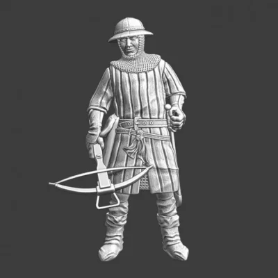 Medieval crossbowman - preparing - NCM