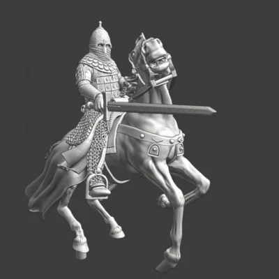 Medieval Russian Lord on horse - NCM