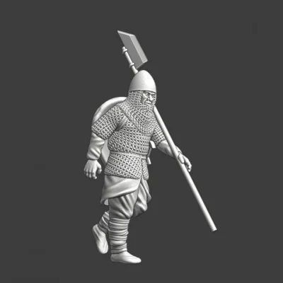 Medieval infantryman marching - NCM