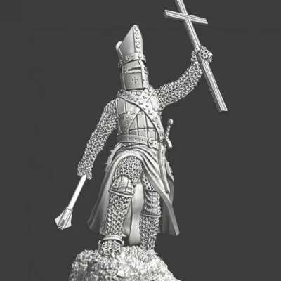 Bishop with great helmet and large cross - NCM