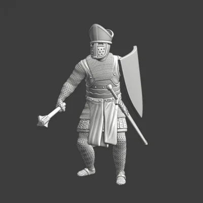 Medieval Bishop Hermann von tartu and Dorpat in battle - NCM