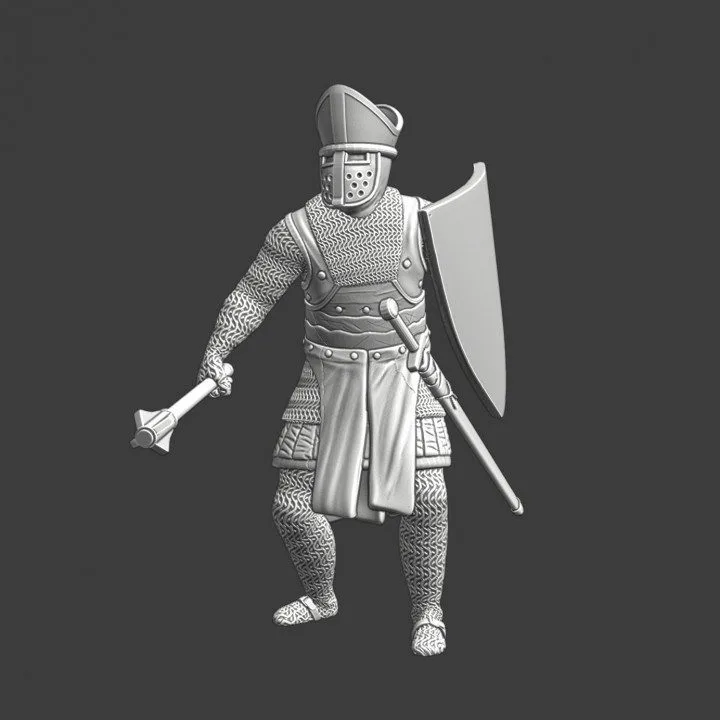 Medieval Bishop Hermann von tartu and Dorpat in battle - NCM