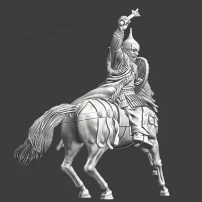 Mounted Russian Prince fur edition - NCM