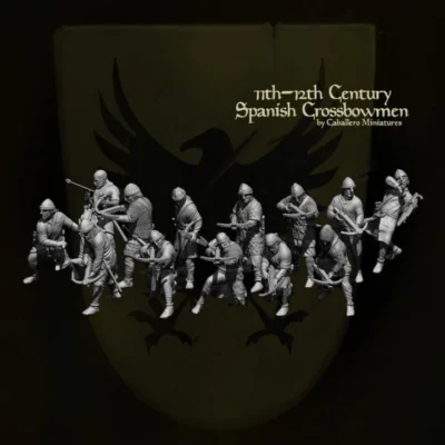 11th Century Spanish Crossbowmen, big set