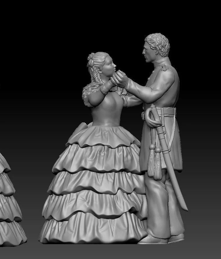 U.S. Marine dance pair, younger