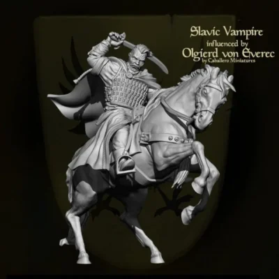 Slavic Vampire on horse