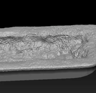 Open grave and cross