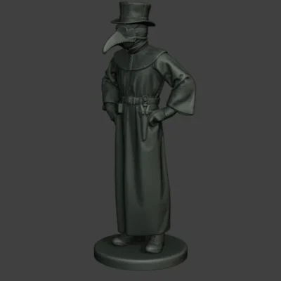 Plague Doctor standing idle
