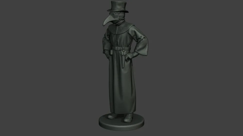 Plague Doctor standing idle