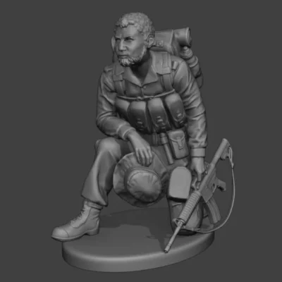 Jungle Soldier resting