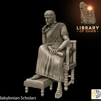 Babylonian scholar sitting