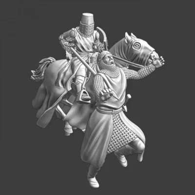 Crusader Knight vs Crusader infantry - NCM