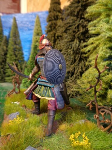 Click to view full screen Mongol warrior - dismounted medieval steppe warrior - NCM photo review