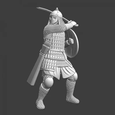 Dismounted heavy Mongol Warrior - NCM