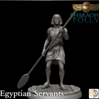 Egyptian servants oar