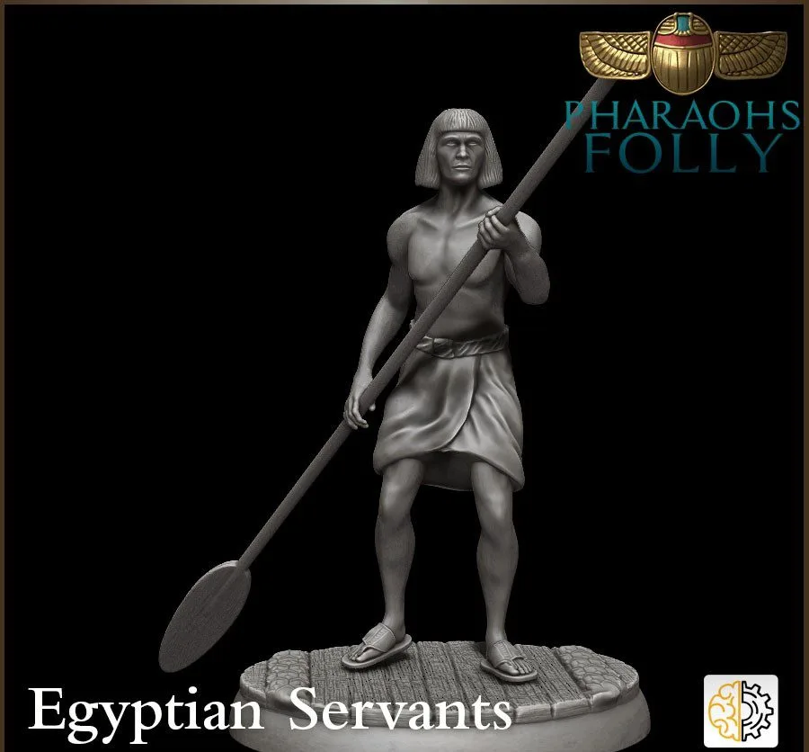 Egyptian servants oar