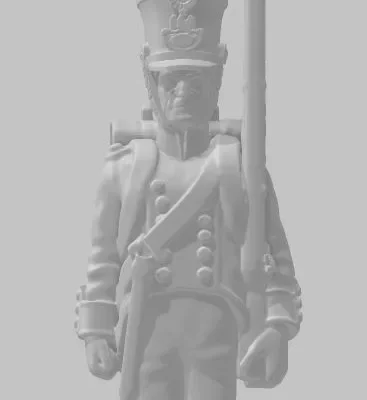French Infantry attention Post 1812  TN