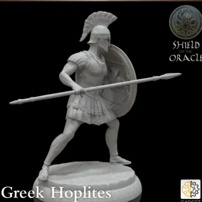 Hoplite thrusting spear