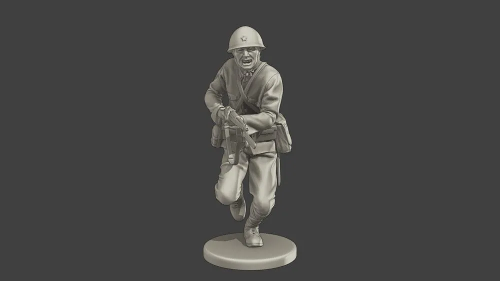 Japanese soldier WW2 attack j2