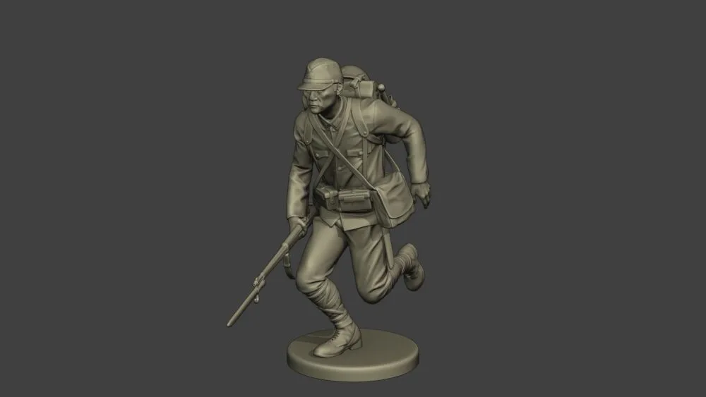 Japanese soldier WW2 run2 j1
