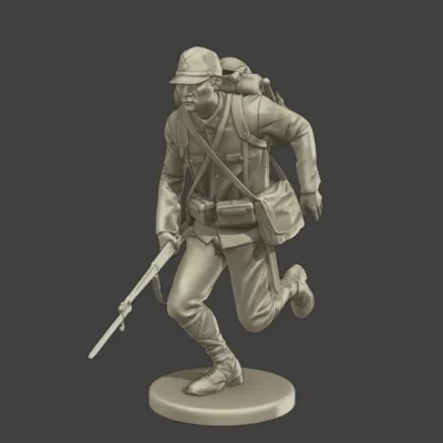 Japanese soldier WW2 run2 j2