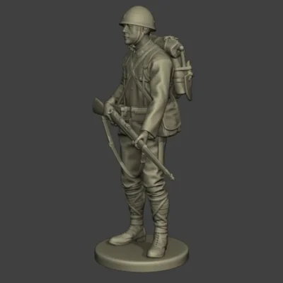 Japanese soldier WW2 stand j1