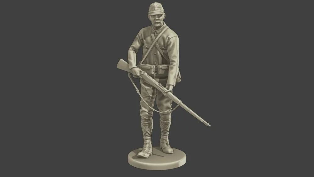 Japanese soldier WW2 walk j2