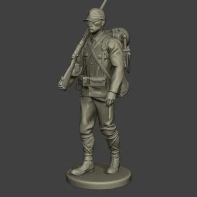 Japanese soldier WW2 walk3 j1