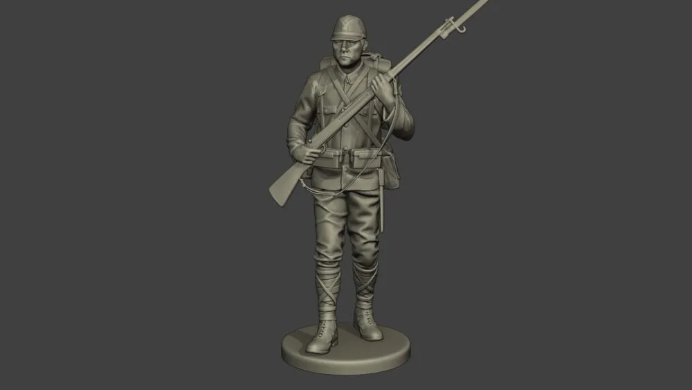 Japanese soldier WW2 walk5 j1