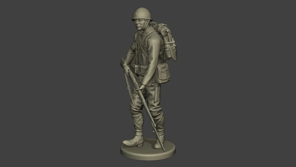 Japanese soldier WW2 walk6 j1