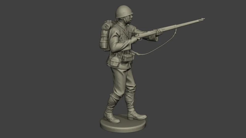 Japanese soldier WW2 walk7 j1