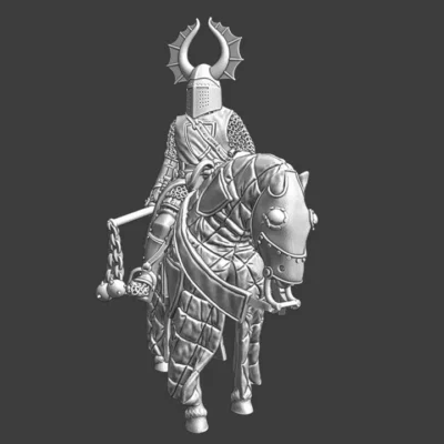 Medieval Teutonic Knight _ Dragontail crest - NCM