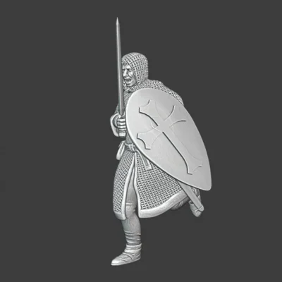 Medieval infantryman running - NCM