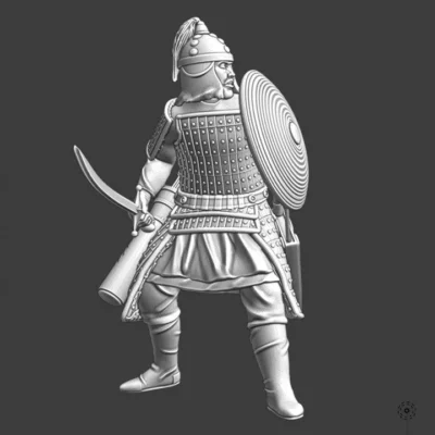 Mongol warrior - dismounted medieval steppe warrior - NCM