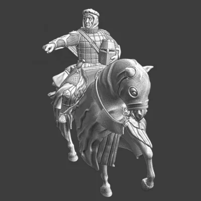 Mounted Teutonic Knight - Pointing - NCM
