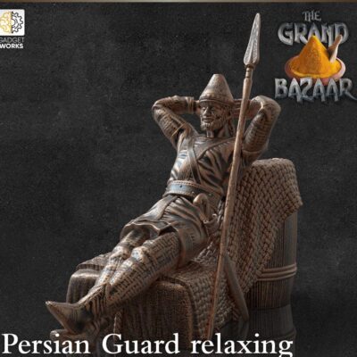 Persian City Guard resting