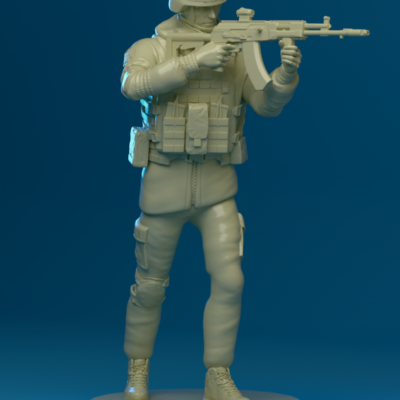 Ukrainian SOF with captured AK-12