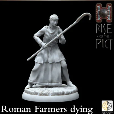 Roman farmers defending