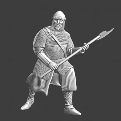 Medieval Byzantine axe warrior - NCM