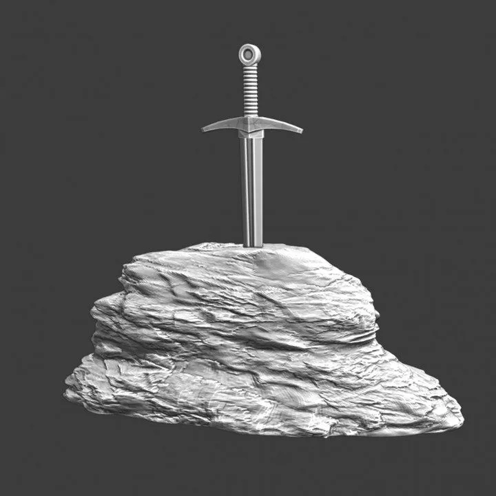 Sword in the stone - Medieval myth - NCM