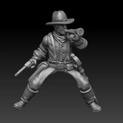 7th Cavalry Rider and Horse 05